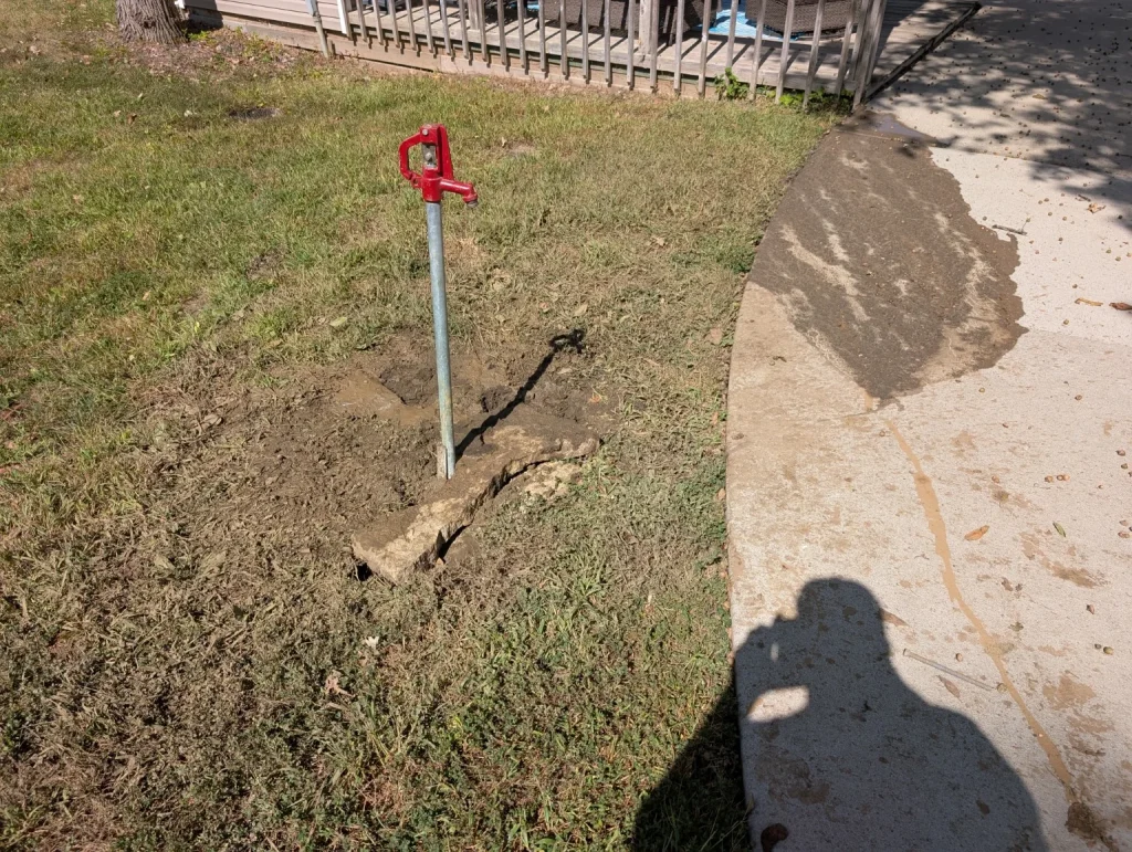 New construction underground plumbing and site work by Digger Dave in Northwest Missouri