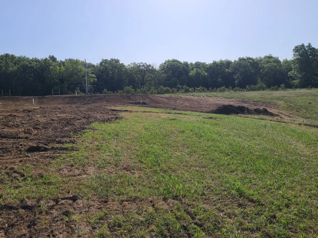 Septic system installation work by Digger Dave in Northwest Missouri